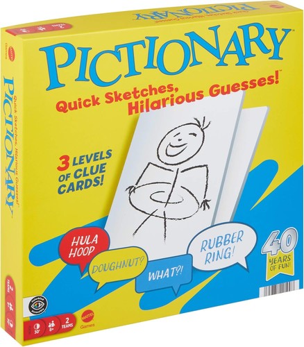 Mattel games pictionary family - pictionary,