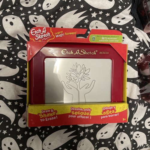 Etch sketch classic drawing - a,