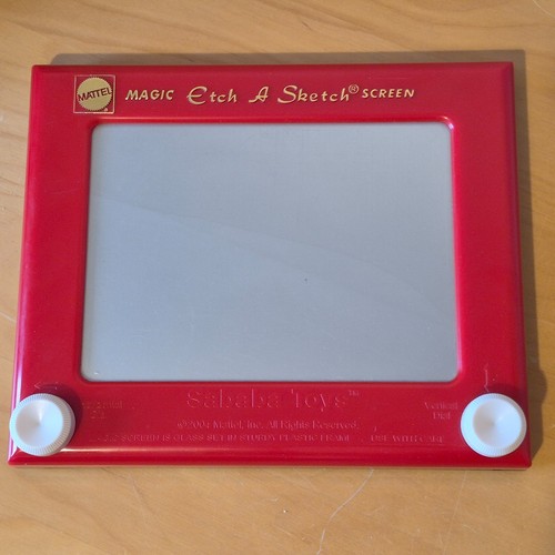 Mattel magic etch sketch - a,