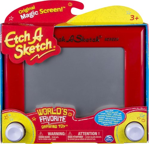 Etch sketch classic drawing - a,