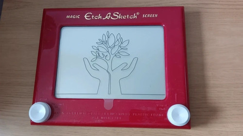 Etch sketch excellent - a, in