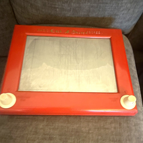 Etch sketch drawing - a,